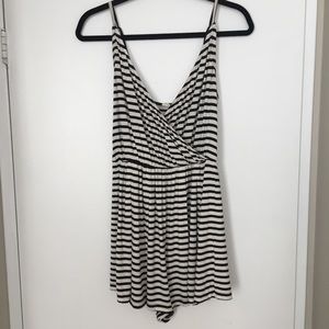 Striped Jersey Romper